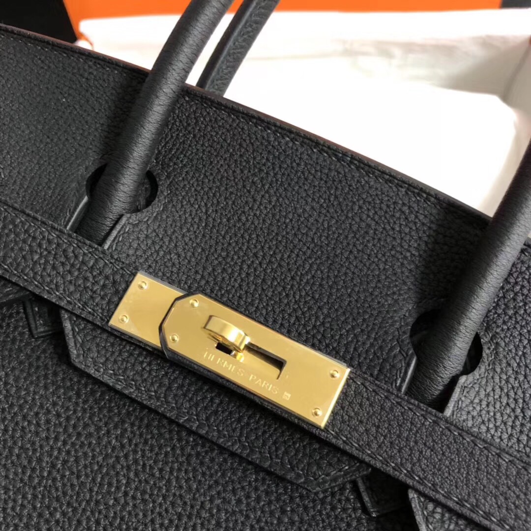 Hermes Birkin 35CM Togo Leather Handbag Black